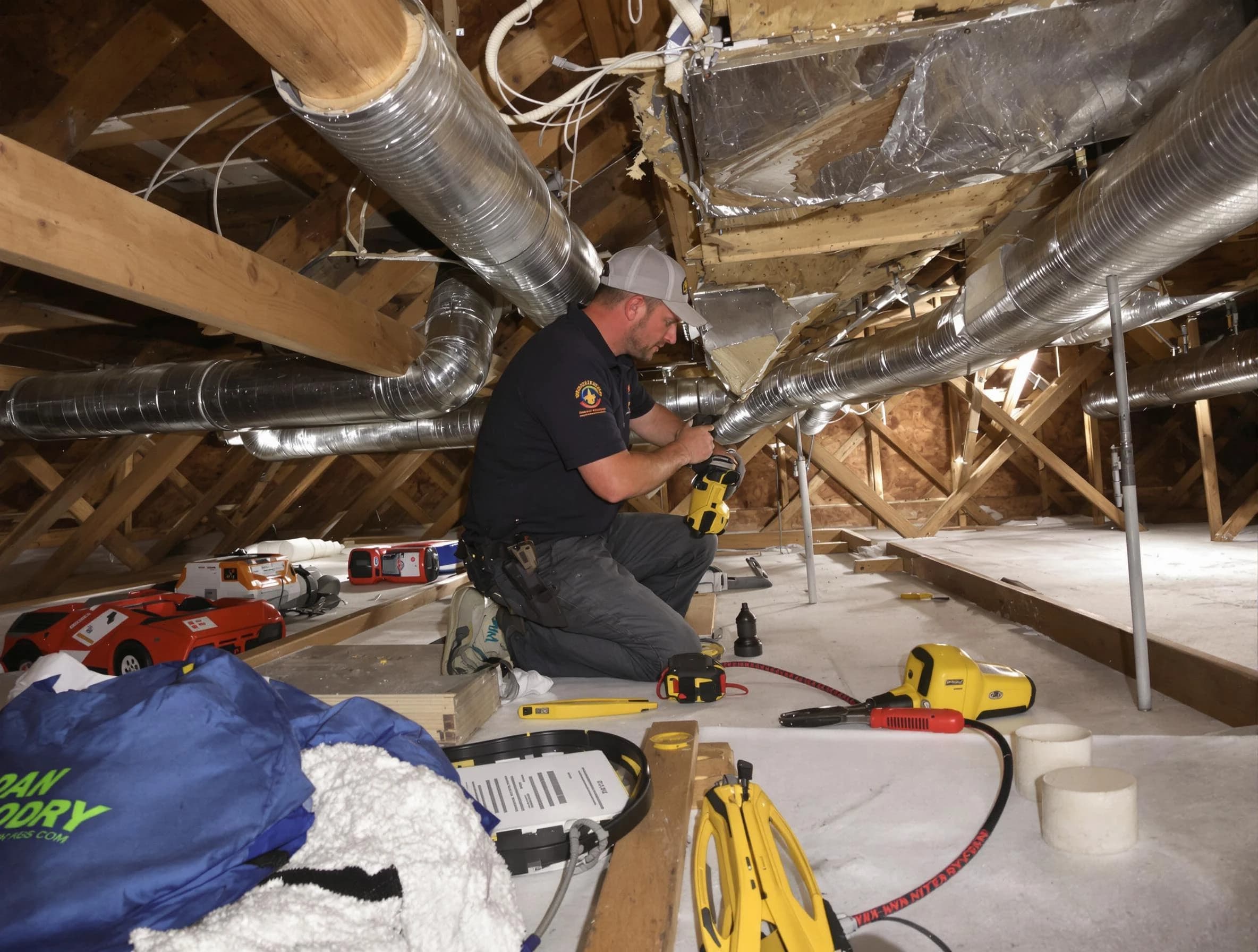 Professional air duct repair by Superior Air Duct Cleaning in Superior