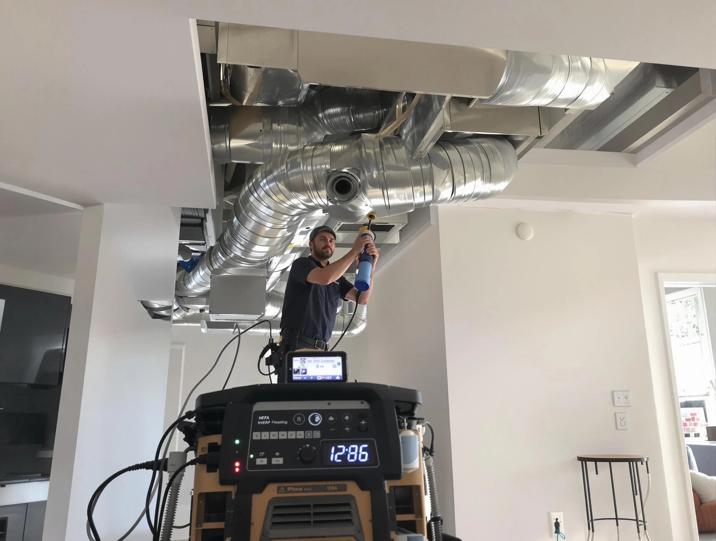 Advanced pure air duct cleaning by Superior Air Duct Cleaning in Superior