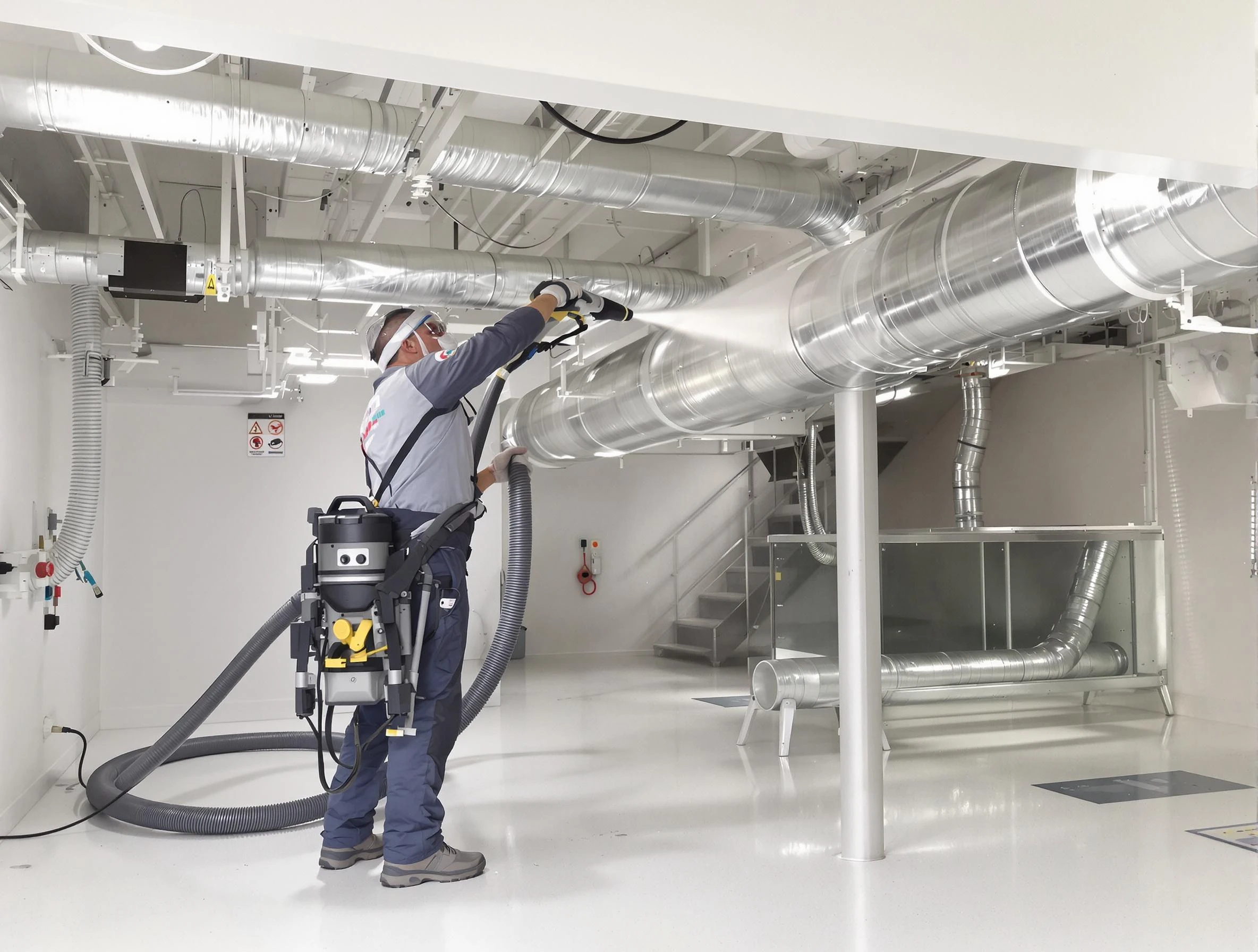 Professional central duct cleaning by Superior Air Duct Cleaning in Superior