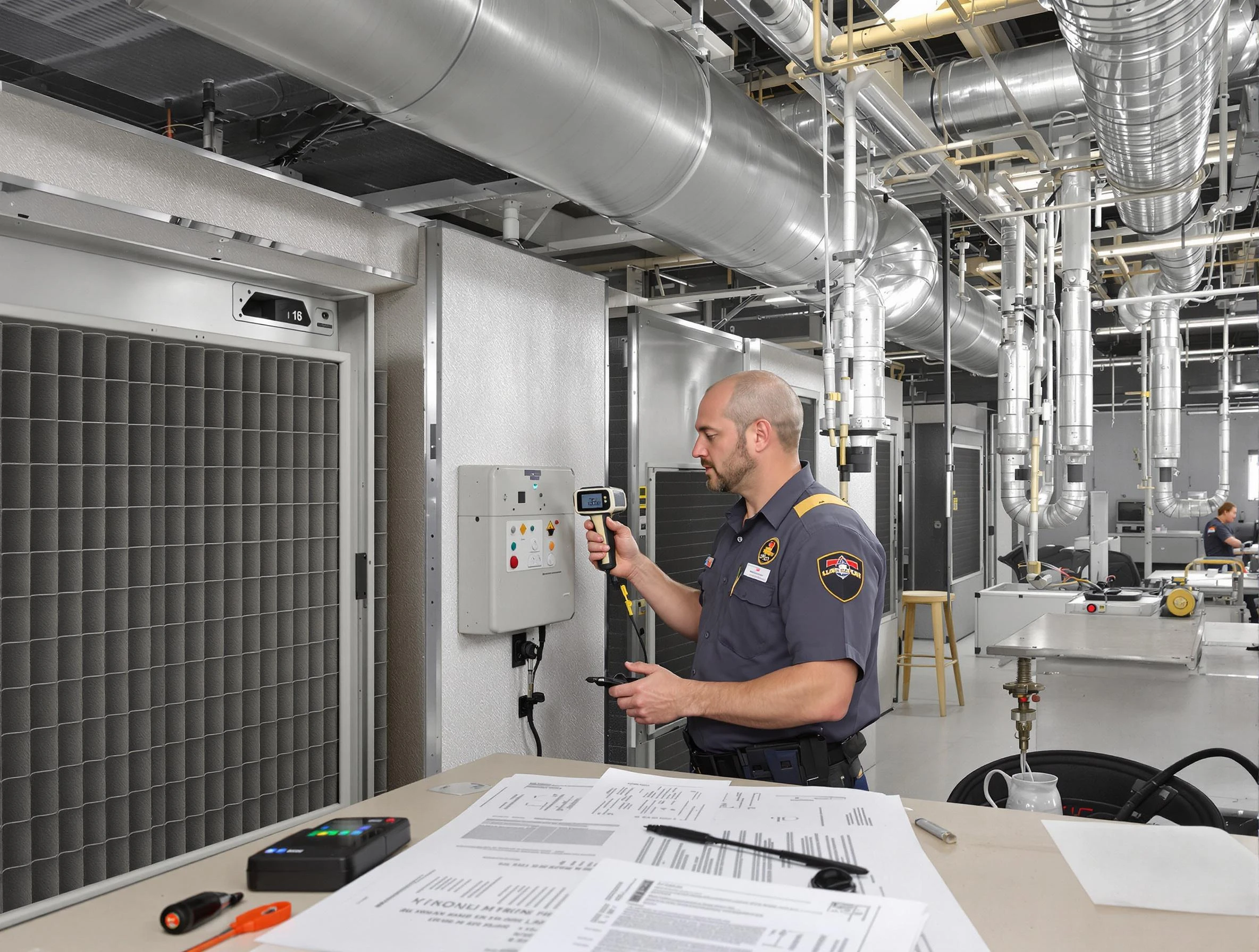 Professional filter system inspection by Superior Air Duct Cleaning in Superior